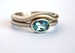 Image of Light Blue Aquamarine Ring