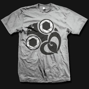 Image of Mens Shutterbug Tee - Grey Marle