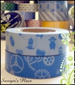 Image of Titus Collection 2 Set Washi Tape - Japanese Masking Tape - 2 rolls - 15m x 15mm
