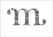 Image of M for Microscopic Microbes (from Set of Alphabet)