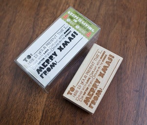 Image of Merry Xmas Rubber Stamp