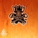 Image of CROWN AND KEYS Sticker