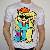 Image of Nachos Luck Cat shirt - WHITE