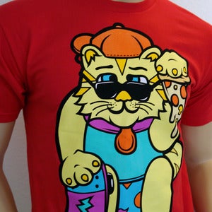 Image of Nachos Luck Cat shirt - RED