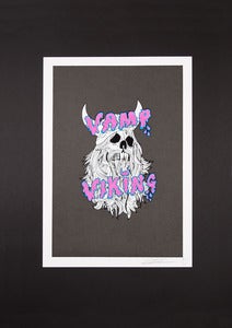 Image of VampViking by Schoph Schophield (Ltd Edition Screen Print)