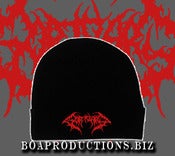 Image of Gortuary Red Logo Beanie IN STOCK NOW
