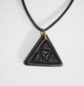 Image of Graphicairlines - GAL Triangle Necklace