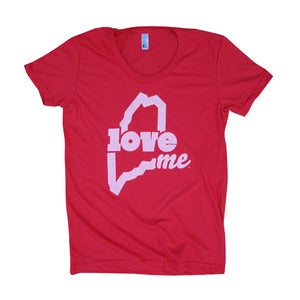Image of LoveME T-Shirt (Womens - Red)