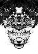 Image of A2 Secret Emporium Black & White Giclée Print
