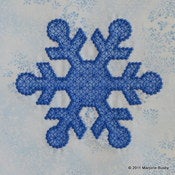 Image of Snowflake #1 from Sleigh/Snowflake Accuquilt GO Die