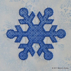 Image of Snowflake #1 from Sleigh/Snowflake Accuquilt GO Die