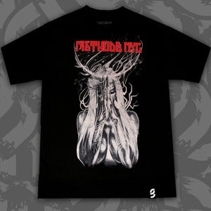 Image of As The World Burns Tee Black/White