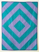 Image of Expanding square quilt