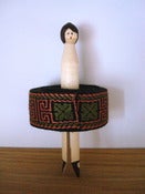 Image of Vintage Braid Peg - brown/green 