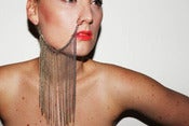 Image of Ear to Nose chain - Long Strands (Gold or Silver)