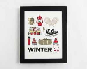 Image of Winter Supplies Print