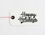 Image of Happy Holidays Gift Tags