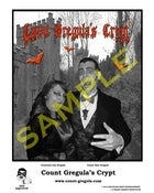 Image of COUNT GREGULA'S CRYPT - 5 x 7 PHOTO