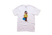 Image of TI$A BLUE MCM BEAR T-SHIRT