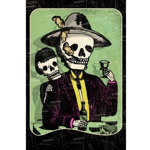 Image of Father and Son Postcard