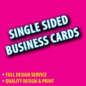 Image of 500 - Business Cards (Full Colour Single Sided)