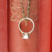 Image of Forever Yours: Ring Pendant - Brass