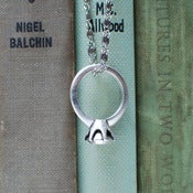 Image of Marry Me: Ring Pendant - Antique Silver