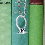 Image of Forever Yours: Ring Pendant - Antique Silver
