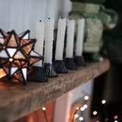 Image of cast iron candle holder