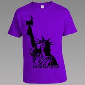 Image of Statue Logo Tee - Purple