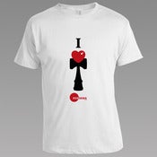 Image of I Heart Kendama Tee - White