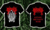 Image of MEMBRO GENITALI BEFURCATOR - Satanic Brutality Mass T-SHIRT (out now)