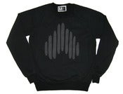 Image of Heart Logo Raglan Sweatshirt <br/>(Vintage Black)