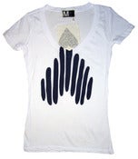 Image of Women's Heart Logo Tee <br/>(White)