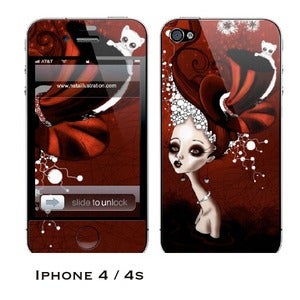 Image of iphone 4/4s skin - "Ermine"