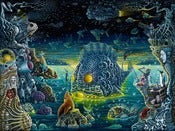 Image of THE NIGHT TRAWLERS (V-2)  ~  SPECIAL XLARGE Limited Edition Mounted