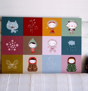 Image of Cuadro infantil Smallworld- Wallart Small World 