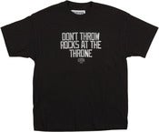 Image of "THRONE TEE" | BLACK / SILVER 