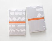 Image of Shapes Notebook - Salmon