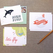 Image of "Flights of Fancy" Notecard Set of 5