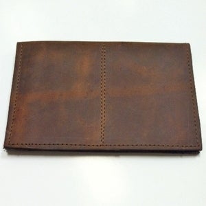 Image of Leather Bi-Fold Passport Cover