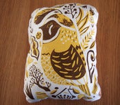 Image of Forest Friends Quail Screenprinted Pillow