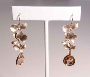 Image of Andrea Montgomery Cascading Orchid Earrings