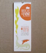 Image of "Fantastic Beasts" Birthday & Event Calendar