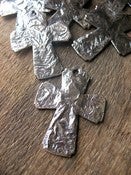 Image of Warriors Cross - Fused Fine Silver on Copper