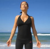 Image of Yogalicious Bamboo Lotus Halter Top 