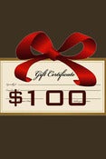 Image of Gift Certificate $100