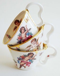 Image of Drippy Gold & Cherub Cup