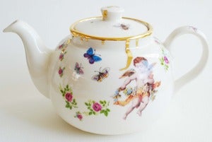 Image of Drippy Gold & Cherub Teapot