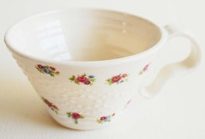 Image of White Lace Texture Cup
